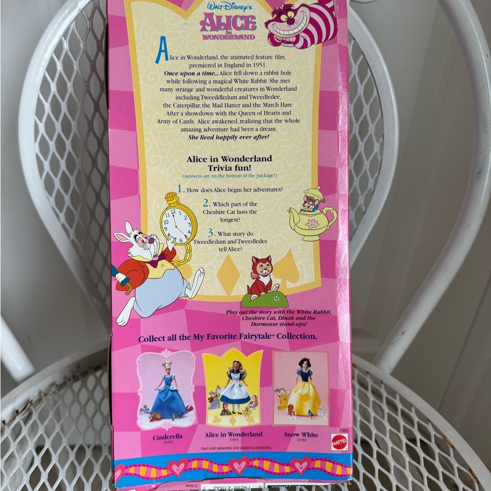 Disney Alice Doll with Blue and White Dress - Picture 2 of 2
